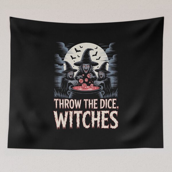Item preview, Throw The Dice Witches Halloween Bunco Game designed and sold by UrbanHowlz.