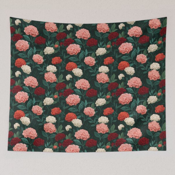 Item preview, Classic Charming Carnations For Boho Decor designed and sold by RoyalStarsPatts.