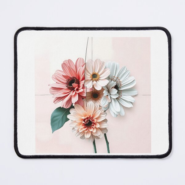 Item preview, Cubist Fragmented Flowers in Pastel designed and sold by sharon1210.