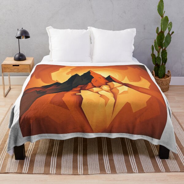 Item preview, Cubist Mountains in Warm Tones designed and sold by sharon1210.