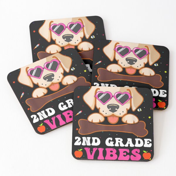 Item preview, 2Nd Grade Vibes Cute Dog Girls Women First 1St Day Of School T-Shirt designed and sold by meganteresar15.