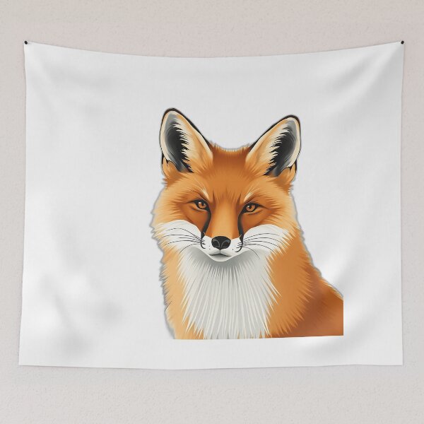 Item preview, Minimalist Pastel Fox Illustration designed and sold by sharon1210.