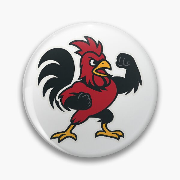 Item preview, Fierce Rooster – Gamecock Inspired Cartoon Mascot designed and sold by LunarBones.