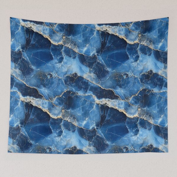 Item preview, Glossy Indigo Gemstone Seamless Texture designed and sold by DigitaICraft.