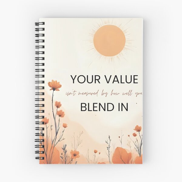 Item preview, Your Value Isn’t Measured by How Well You Blend In | Motivational Quote for Neurodivergents & Introverts designed and sold by LAPAQ.