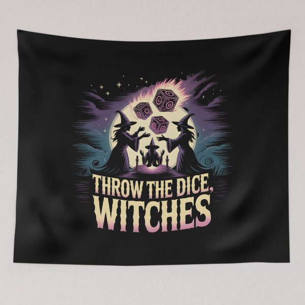 Item preview, Throw The Dice Witches Halloween Bunco Game designed and sold by UrbanHowlz.