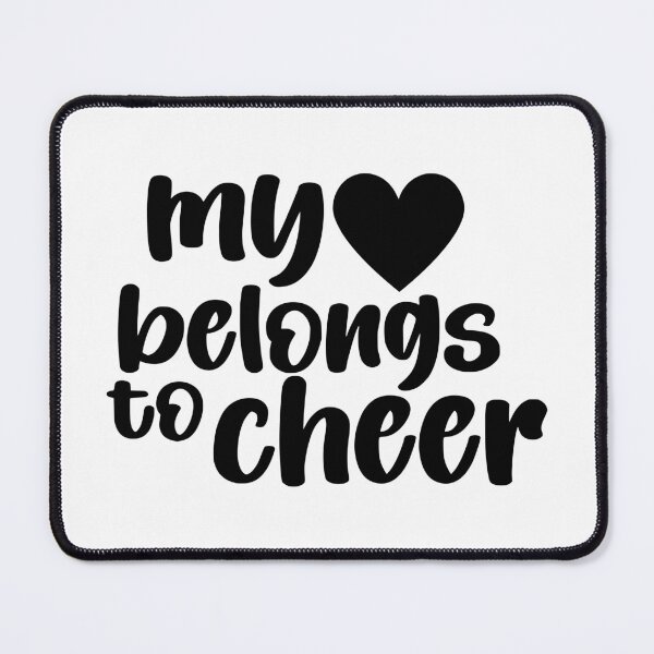 Item preview, My Heart Belongs To Cheer designed and sold by FloraliteCo.