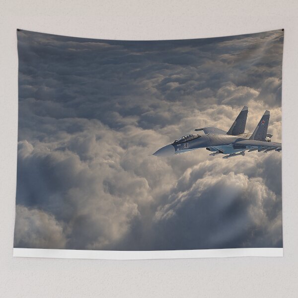 Item preview, Sukhoi Su-27 in Golden Hour designed and sold by Skyframe Aviation.