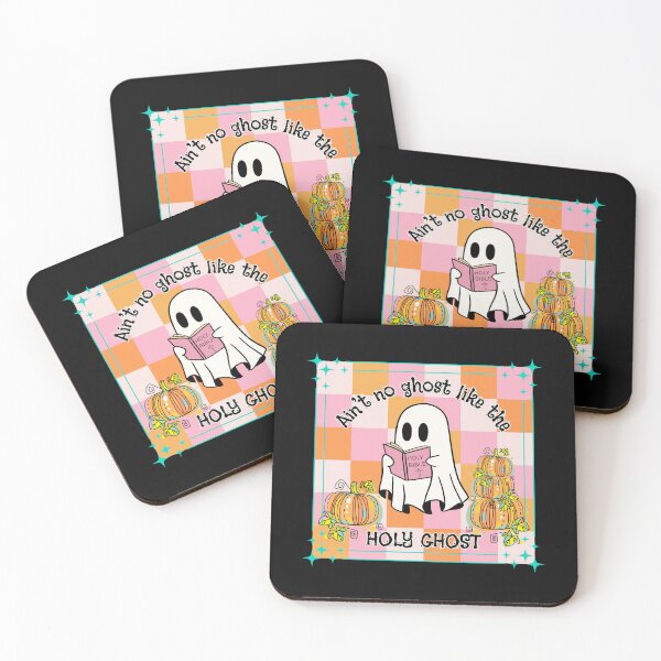 Item preview, Ain't No Ghost Like The Holy Ghost with Pumpkins Pink and Orange Christian Halloween                       designed and sold by Forevermore.