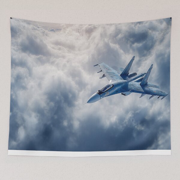 Item preview, Sukhoi Su-27 in Arctic Sunrise designed and sold by Skyframe Aviation.