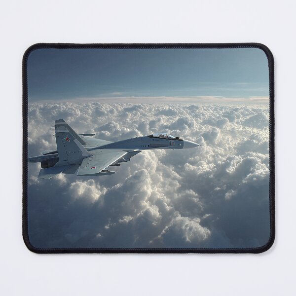 Item preview, Sukhoi Su-27 Over Silver Lining designed and sold by Skyframe Aviation.