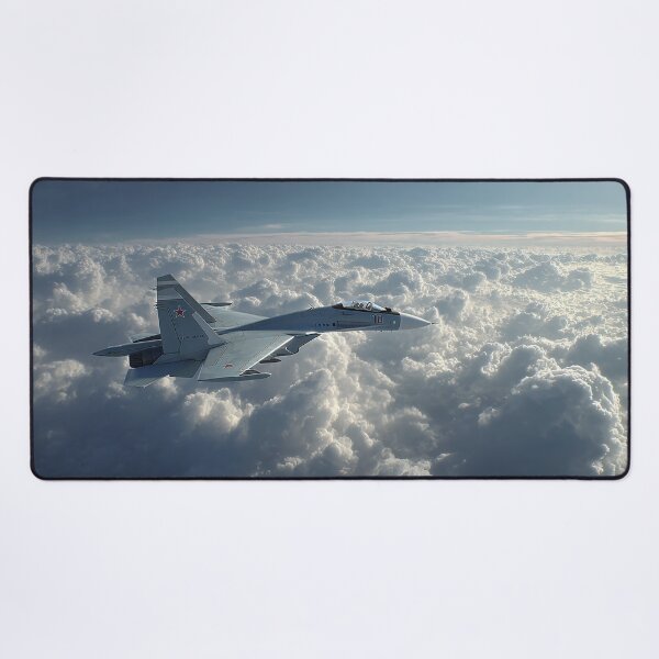 Item preview, Sukhoi Su-27 Over Silver Lining designed and sold by Skyframe Aviation.