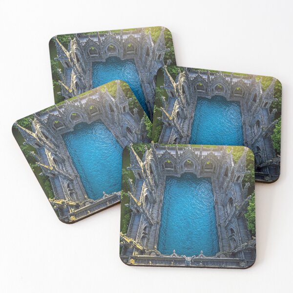 Item preview, The Sunken Cathedral - Gothic Pool of Enchantment designed and sold by Clavivs.
