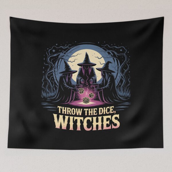 Item preview, Throw The Dice Witches Halloween Bunco Game designed and sold by UrbanHowlz.