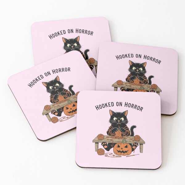 Item preview, Hooked on Horror – Halloween Crochet Cat Design designed and sold by growthhack.