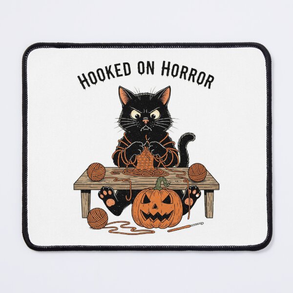 Item preview, Hooked on Horror – Halloween Crochet Cat Design designed and sold by growthhack.