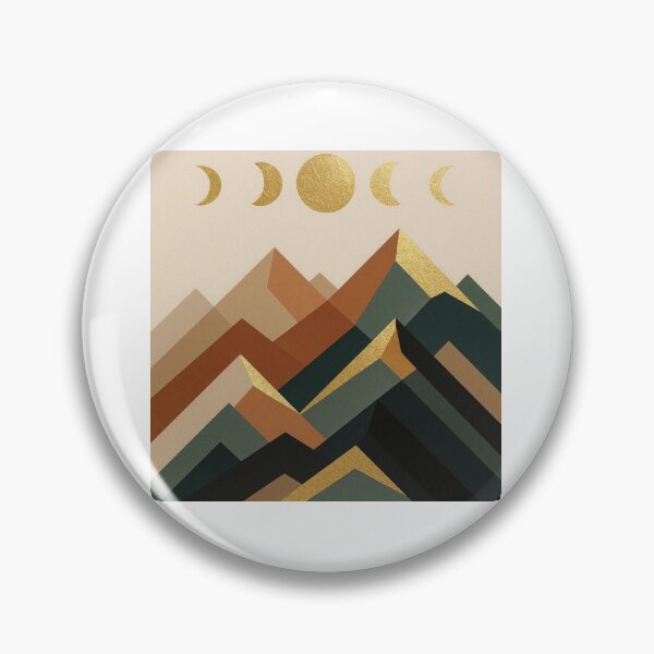 Item preview, Sunset Retro Mountain – 1970s Vintage Sun & Mountain Illustration Shirt, Stickers & Prints designed and sold by EpiphanyArt28.