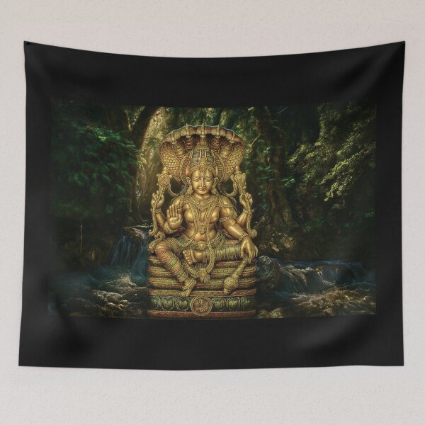 Item preview, Pop Art India Bharat Vishnu In the Forest designed and sold by Helios Be. Lavsh.