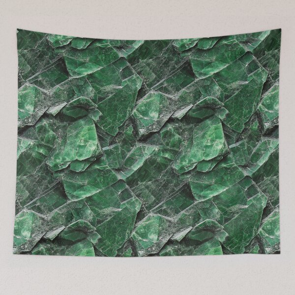 Item preview, Forest Green Gemstone Seamless Pattern designed and sold by DigitaICraft.