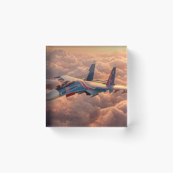 Item preview, Sukhoi Su-27 Over Cloud Shadows designed and sold by Skyframe Aviation.