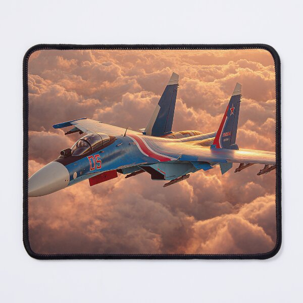 Item preview, Sukhoi Su-27 Over Cloud Shadows designed and sold by Skyframe Aviation.