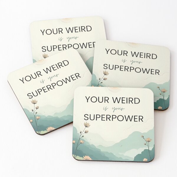 Item preview, Your Weird Is Your Superpower | Motivational Quote for Neurodivergents & Introverts designed and sold by LAPAQ.