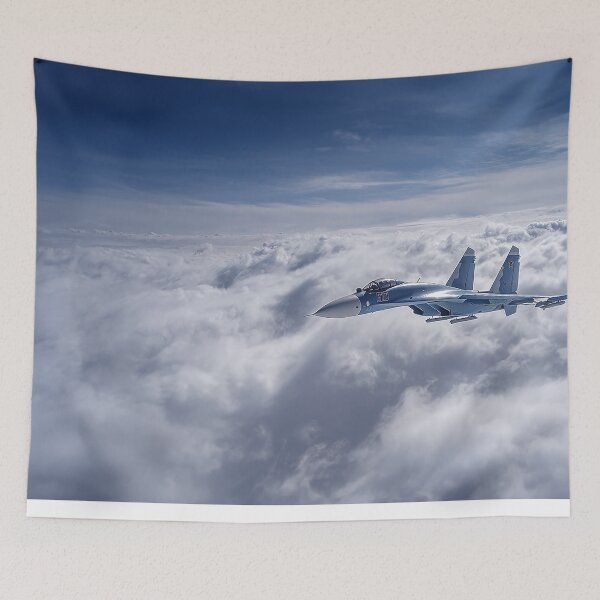 Item preview, Sukhoi Su-27 Over Soft Layers designed and sold by Skyframe Aviation.