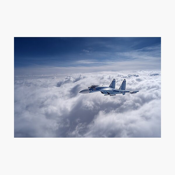 Item preview, Sukhoi Su-27 Over Soft Layers designed and sold by Skyframe Aviation.