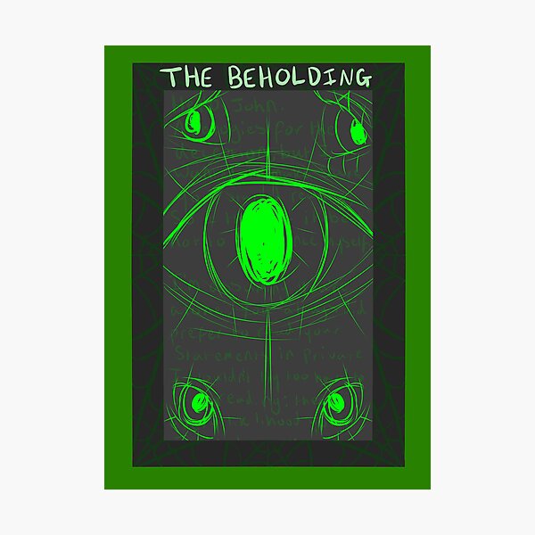 Item preview, Magnus Archives The Eye Card designed and sold by 3ratsandacrow.