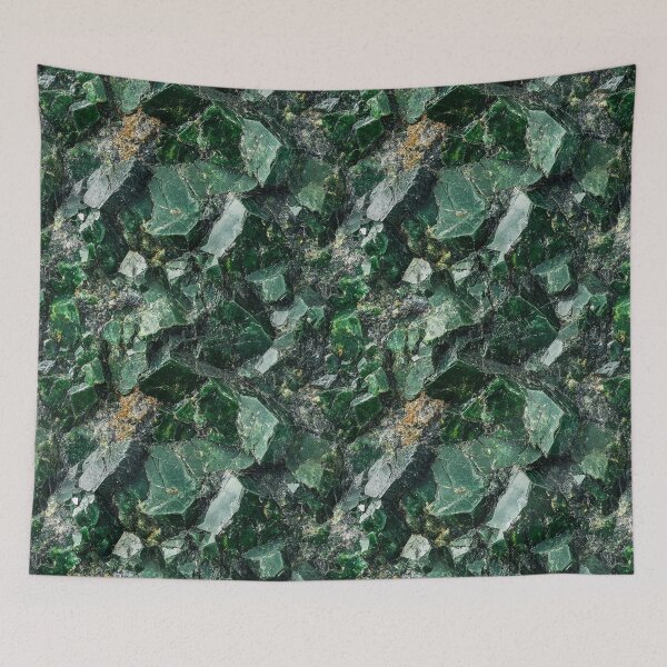 Item preview, Lush Green Gemstone Seamless Artwork designed and sold by DigitaICraft.