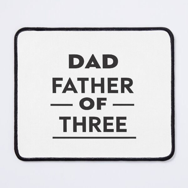Item preview, Dad³ = Father of Three Minimalist Math Equation Design designed and sold by VividOrganica.