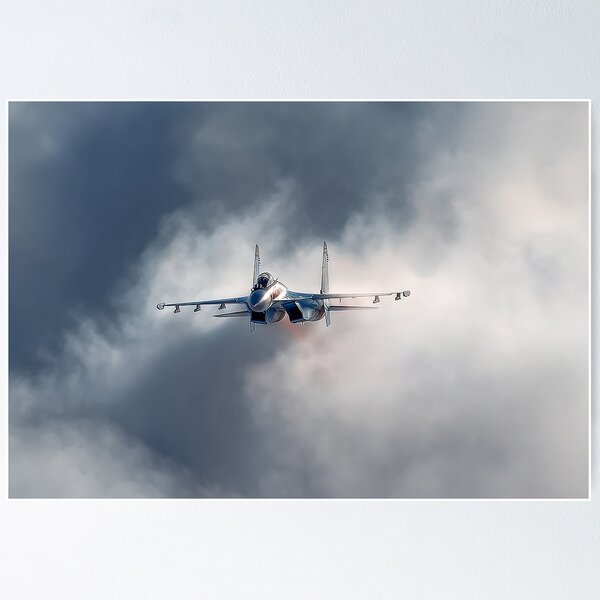 Item preview, Sukhoi Su-27 Rising Past Storm Front designed and sold by Skyframe Aviation.