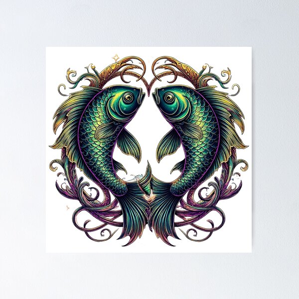 Item preview, Guardians of Pisces – Fantasy Zodiac Fish designed and sold by AmetistLight.