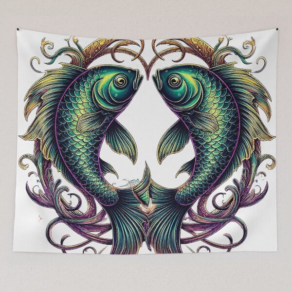 Item preview, Guardians of Pisces – Fantasy Zodiac Fish designed and sold by AmetistLight.