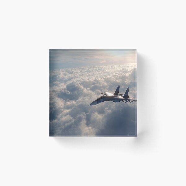 Item preview, Sukhoi Su-27 Among Puffy Tops designed and sold by Skyframe Aviation.