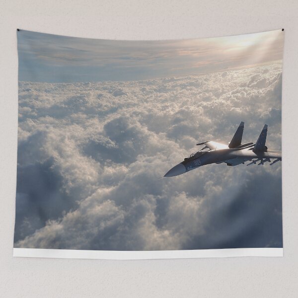Item preview, Sukhoi Su-27 Among Puffy Tops designed and sold by Skyframe Aviation.