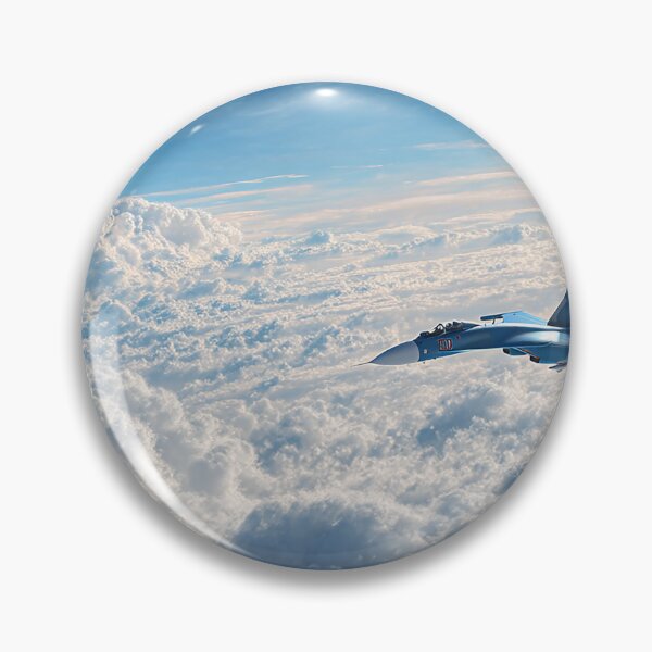 Item preview, Sukhoi Su-27 Against Azure Backdrop designed and sold by Skyframe Aviation.