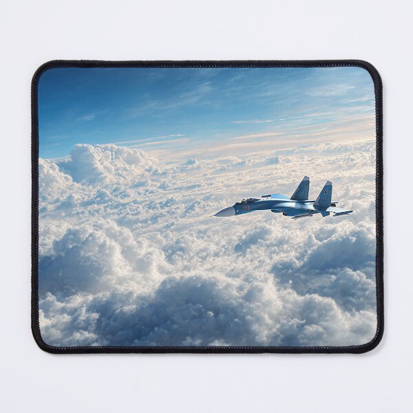 Item preview, Sukhoi Su-27 Against Azure Backdrop designed and sold by Skyframe Aviation.