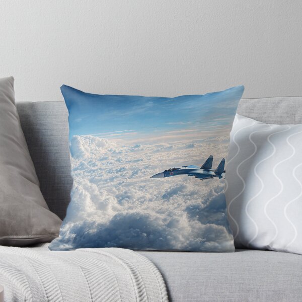 Item preview, Sukhoi Su-27 Against Azure Backdrop designed and sold by Skyframe Aviation.