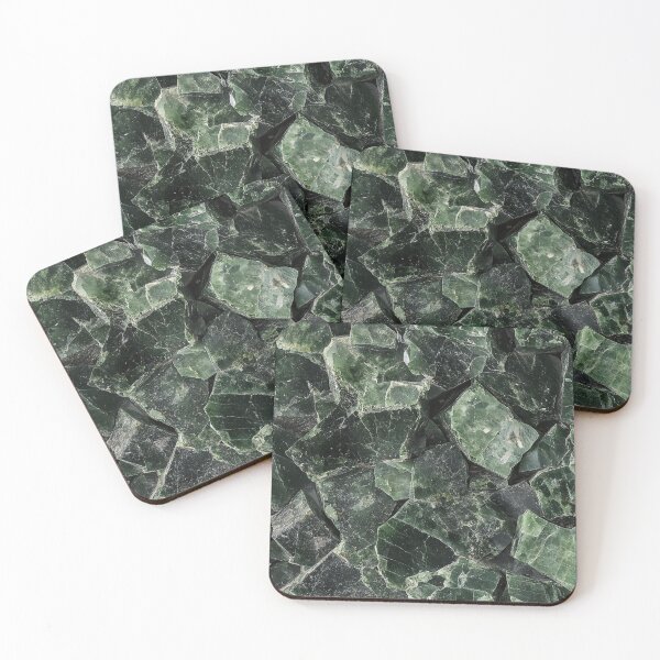 Item preview, Dark Emerald Crystal Seamless Pattern designed and sold by DigitaICraft.