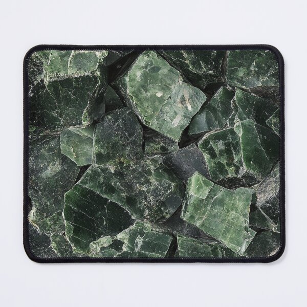 Item preview, Dark Emerald Crystal Seamless Pattern designed and sold by DigitaICraft.