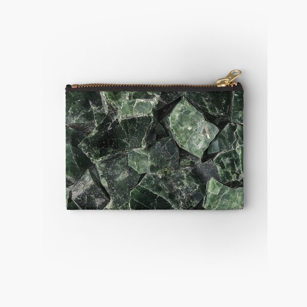 Item preview, Dark Emerald Crystal Seamless Pattern designed and sold by DigitaICraft.