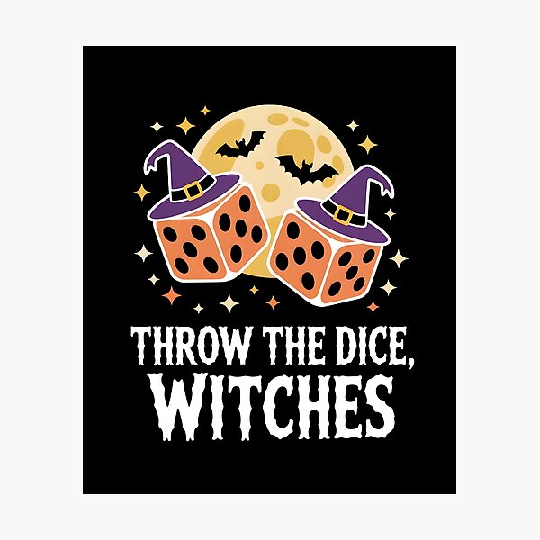 Item preview, Throw The Dice Witches Halloween Bunco Game designed and sold by UrbanHowlz.