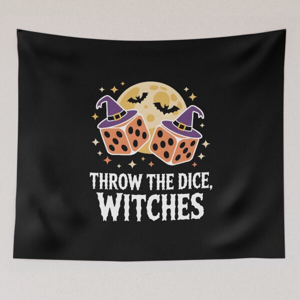 Item preview, Throw The Dice Witches Halloween Bunco Game designed and sold by UrbanHowlz.