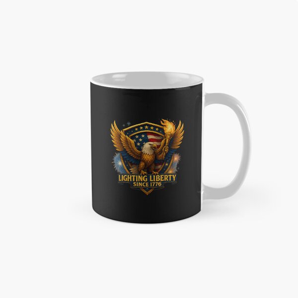 Item preview, 250th Anniversary of the USA - Eagle With Flaming Torch – Lighting Liberty, Since 1776 designed and sold by Collins Design.