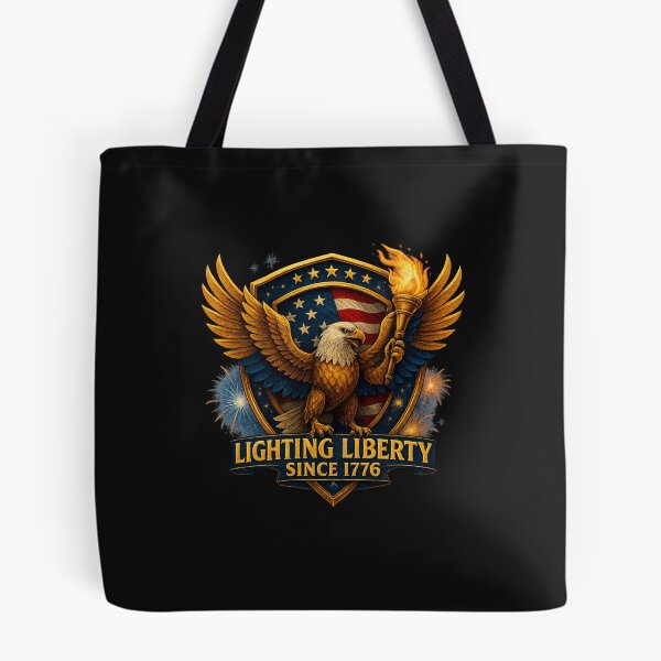 Item preview, 250th Anniversary of the USA - Eagle With Flaming Torch – Lighting Liberty, Since 1776 designed and sold by Collins Design.