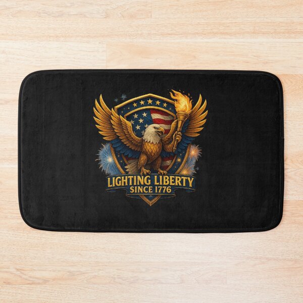 Item preview, 250th Anniversary of the USA - Eagle With Flaming Torch – Lighting Liberty, Since 1776 designed and sold by Collins Design.