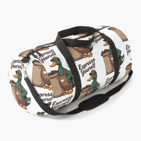 Item preview, Espresso Yourself – Coffee Barista Duck Pun Design designed and sold by TeeTimeTreasure.