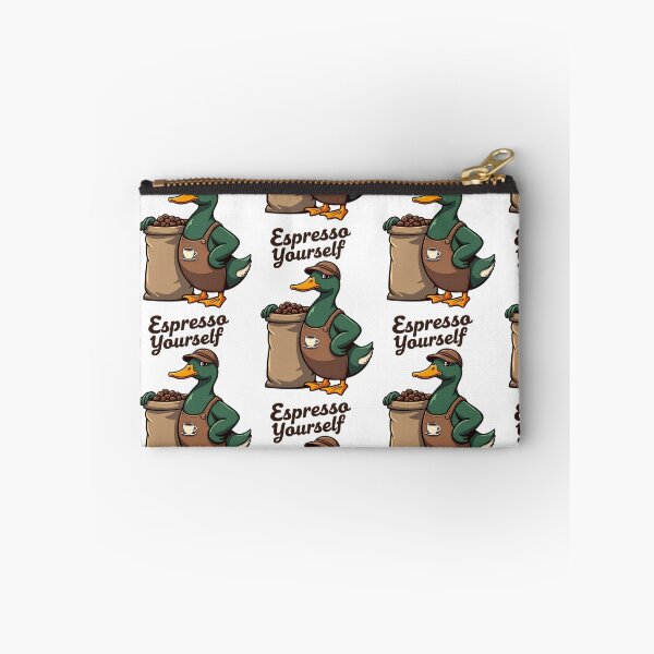 Item preview, Espresso Yourself – Coffee Barista Duck Pun Design designed and sold by TeeTimeTreasure.