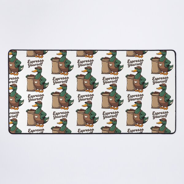 Item preview, Espresso Yourself – Coffee Barista Duck Pun Design designed and sold by TeeTimeTreasure.